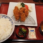 wafuuresutorammarumatsu - かきフライ定食