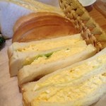 Komeda Kohi Ten - たまごサンド(^-^)/