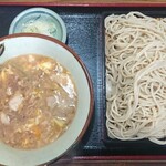 Soba Dokoro Kikusuinambu - かしわつけ麺 ¥750