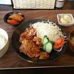 Hiroshima Jitensha Shoukai - 生姜焼き定食。