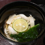 馳走 啐啄一十  - 車エビのシンジョウと松茸