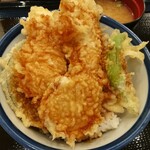 天ぷらてんや - ふもと赤鶏天丼750円