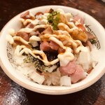 中華蕎麦にし乃 - マヨチャーシューご飯 250円