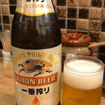Menshou Takamatsu - 瓶ビール490円
