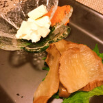 居酒屋 ろくだん - クリームチーズいぶりがっこ