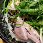 ラーメン巌哲 - ネギ豚丼