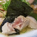 ラーメン巌哲 - 薄切肉塩