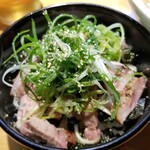 ラーメン巌哲 - ネギ豚丼