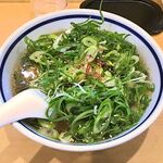 利尻昆布ラーメン くろおび（限定・九条ねぎラーメン 1,200円）