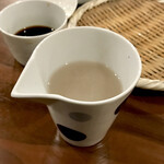 寿ニ庵 - ・蕎麦湯は少しとろみのあるタイプ