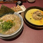 丸源ラーメン - チャーハン餃子セット