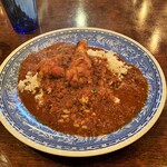 Ninnikuya - 骨付き鶏のオリエンタルカレー。1000円+税