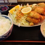 洋食家 アルハンブラ - カキフライセット