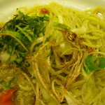 先斗入ル - 鴨と九条ネギのジェノベーゼ　アップ