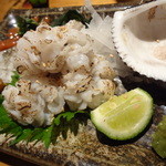 鮨げん家 - 活〆アナゴの焼き霜造り