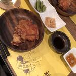 寿司・中国料理 福禄寿 - お約束のザンギ