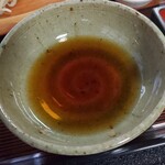 蕎麦処 一休 - 天せいろうのつゆ(H30.12.18撮影)