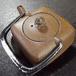 蕎麦処 一休 - 蕎麦湯の山形産!?鉄瓶(H30.12.18撮影)