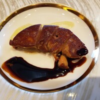 鉄板焼 さがみ - フォアグラは、口のなかでとろけますね