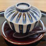 御料理 ひさまつ - 冷製鱈白子のプディング