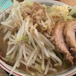 豚山 - ラーメン小全マシ780円(2019.12.5)