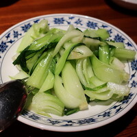 横浜中華街 重慶飯店 本館 - 青菜炒め