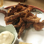 和旬菜と地酒　よし都みやこの　離れ - げそ唐揚げ