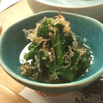 和旬菜と地酒　よし都みやこの　離れ - 菜花のおひたし