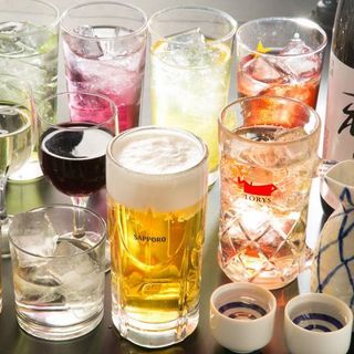 330日元就能享用的飲料也很豐富☆也有單品暢飲