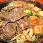 三嶋亭 - ２度目の牛肉、すき焼きっぽくなりました。