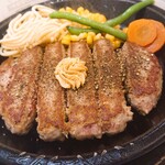 Pepper Lunch - 100%ビーフ肉塊ハンバーグ300g(ハンバーグ)