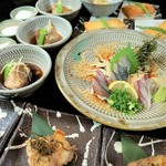 旬の鮮魚と魂の煮込み 照 - 