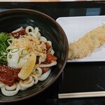 ぴっぴ亭 - 豊浜肉玉うどんと穴子天ぷら