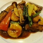 中国麺飯 勇 - 宮保明蝦（くんぽうみんしゃ）