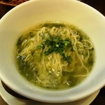 中国麺飯 勇 - 岩のりラーメン　ゆず胡椒風味