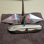 松川 - 鶴の楊枝入れ　(2012/03)