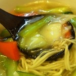 中国麺飯 勇 - 細麺と野菜が良い感じ