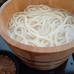 丸亀製麺 - 釜揚げうどん・得盛り￥510