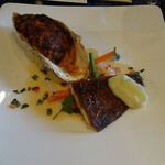 ラ・リビエール - ヒラメのポワレと牡蠣のグラタン