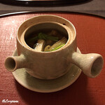 御料理 寺沢 - 岩手県産松茸の土瓶蒸し