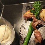 8G Horie River Terrace - 富山産蛍イカと筍、菜の花