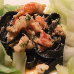 8G Horie River Terrace - イカスミを練り込んだフェットチーネ