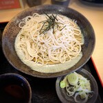 蕎麦 天ぷら 結庵 - ランチセットの『ざる蕎麦』