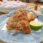 やなぎ - 唐揚げ。とにかく大きく噛むとジュワッと旨味が迸る 202001