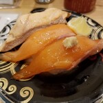 回転寿し トリトン - 生サーモンづくし。