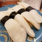 回転寿し トリトン - タコ頭４貫。