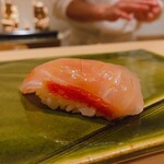 鮨 みずかみ  - 金目鯛の昆布締め