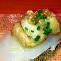 鮨 おさむ - カワハギの肝乗せ