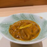 鮨 みずかみ  - スルメイカの醤油漬け