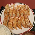 みよしの - ジャンボ定食の餃子(18個)